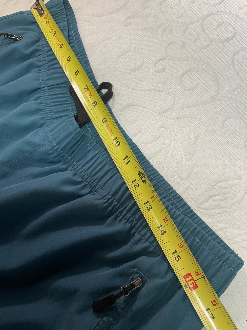 Men's Bikewa Cycling shorts with inner short and padding Teal Blue. XL - Picture 4 of 10